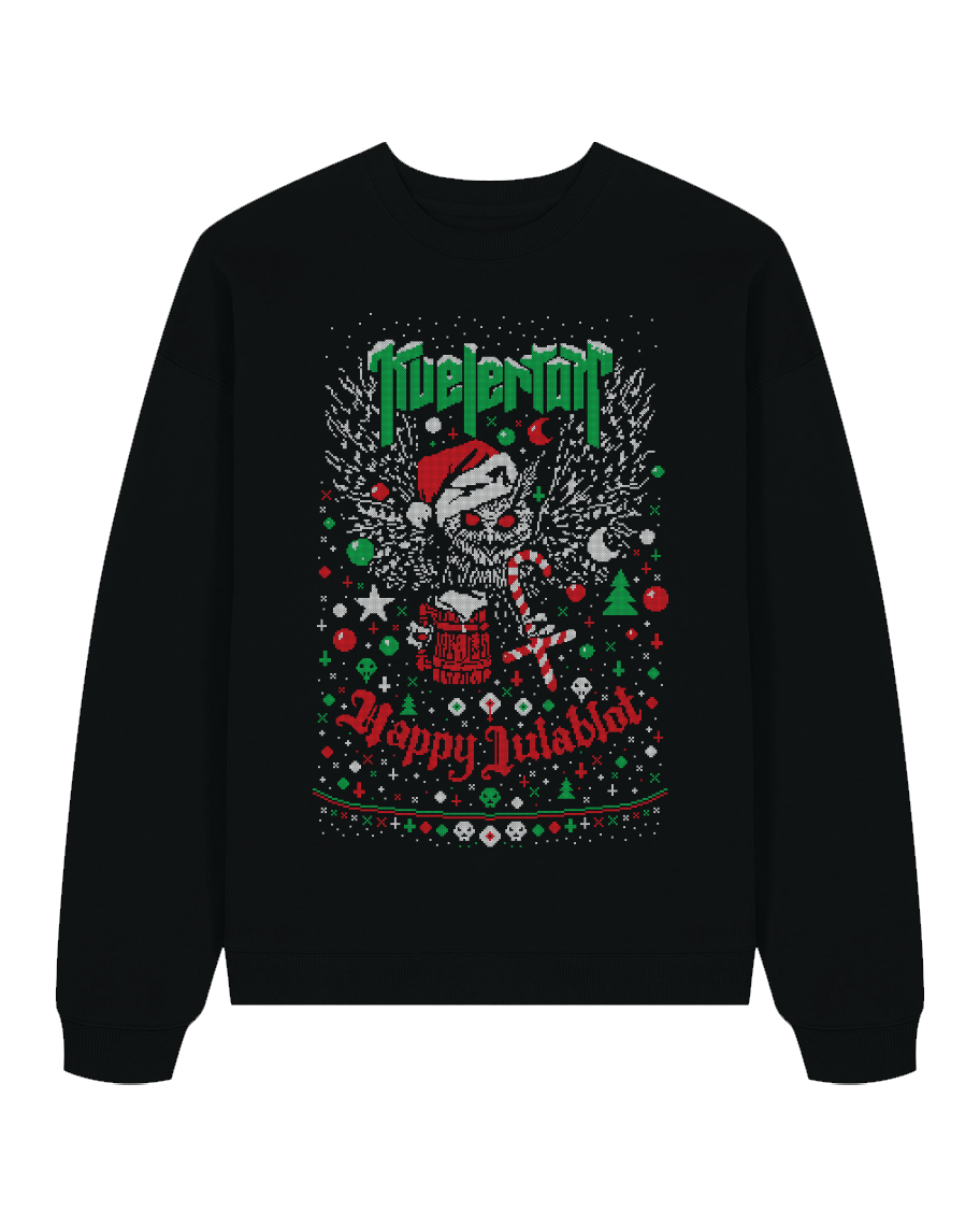 HAPPY CHRISTMAS BLOT SWEATER